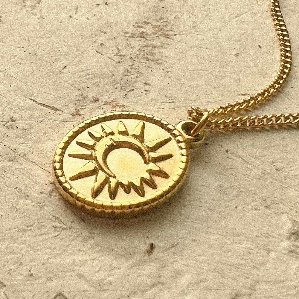Moon in Sun Necklace