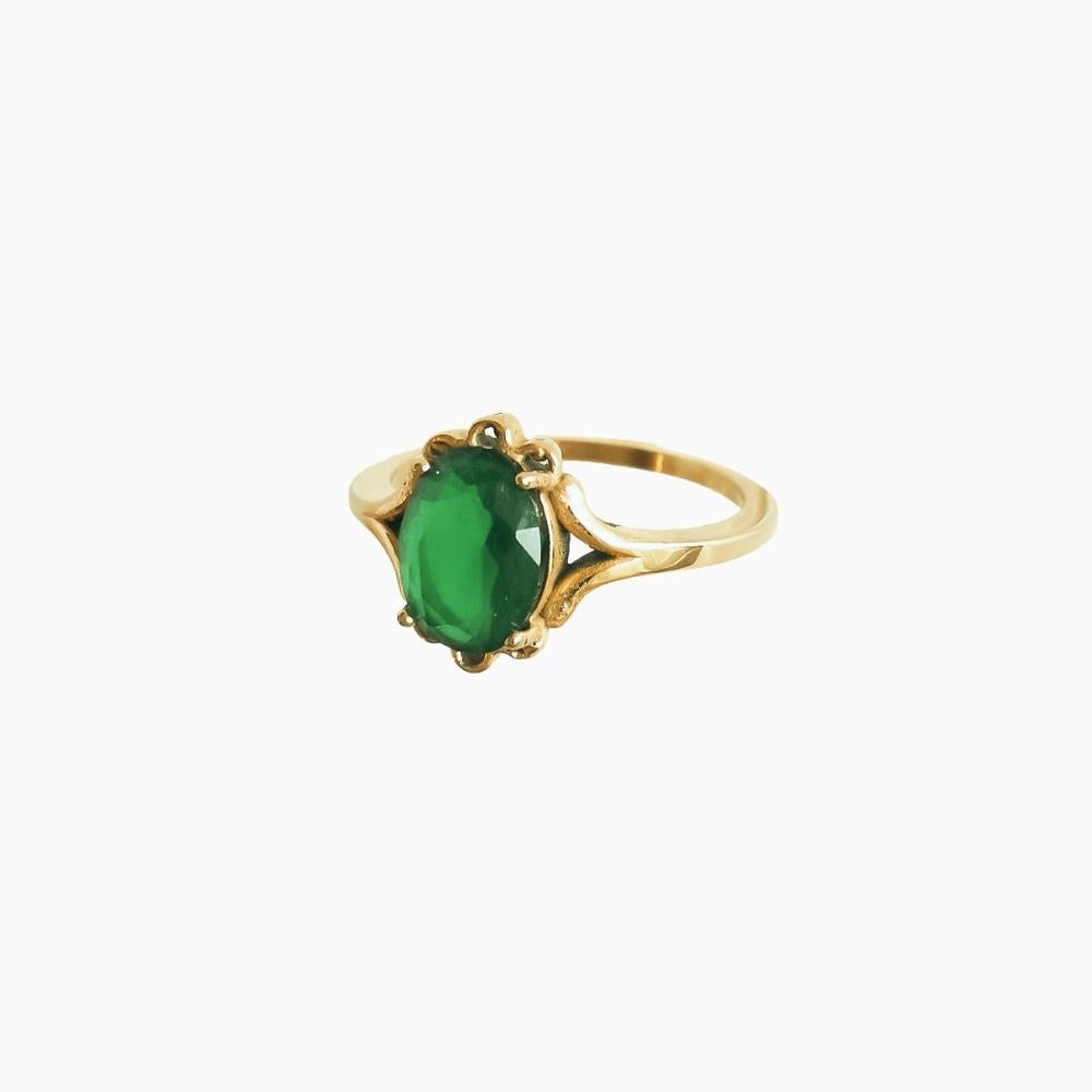 Antique Gold Emerald Ring Discount | bellvalefarms.com