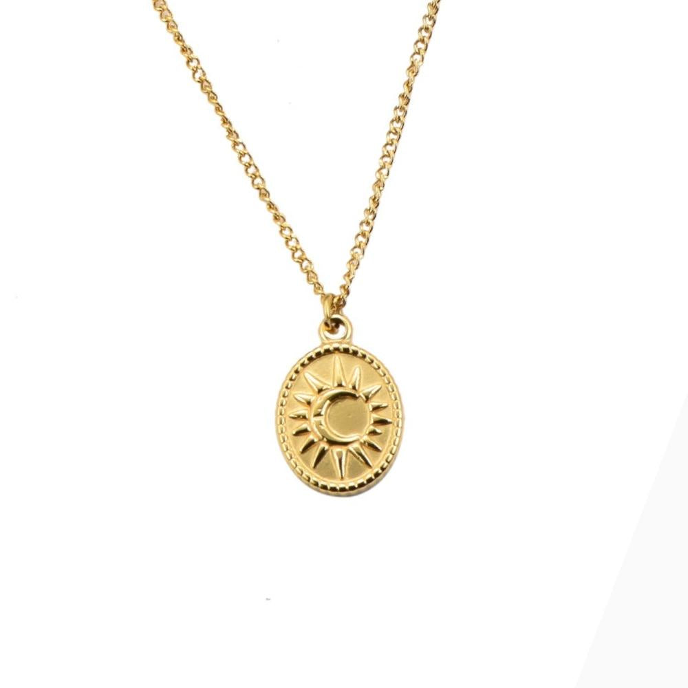 Moon in Sun Necklace